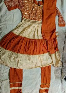 Gorgeous Cotton Anarkali Suit