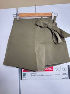 Olive Green Wrap Skort
