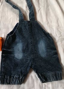 Cute Kids&#39; Denim Overalls Set