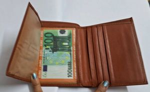 Unisex Brown Leather Wallet