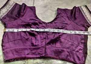Purple Color Silk Blouse,Read Description
