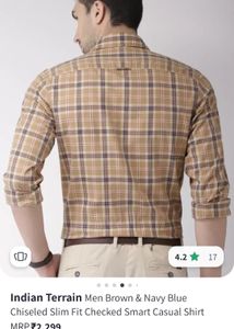 Indian Terrain Semi Formal Shirt