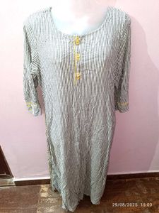 Xxl Striped Kurta