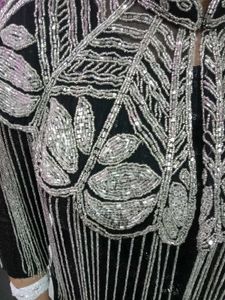 Stunning Embellished Black poncho