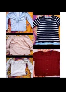 Combo Of 5 Tops For Women😍❤️🔥