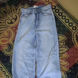 Light Wash Wide Leg Jeans