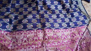 Pure Banarasi Silk Saree With Handloom Sare