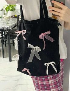 Ribbon Bow Tote Bags