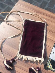 Velvet Sling Bag