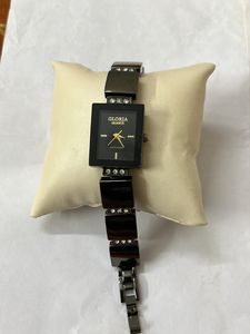 Gloria Quartz Stainless Steel Back Water Proof Wrist Watch