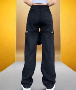Thigh Cut Stylish 4 Pocket Straight Fit Jeans