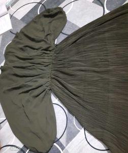 Olive Green Dress
