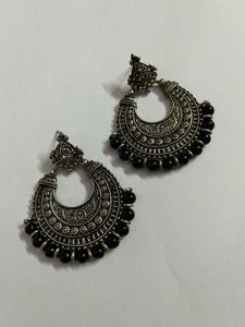 Vintage Oxidized Silver Earrings🦋