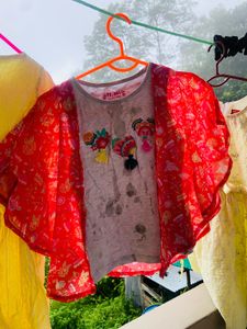 Combo Embroidered Kid Dress ( Pack Of 3)