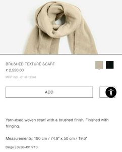 Zara Chunky Wool Muffler