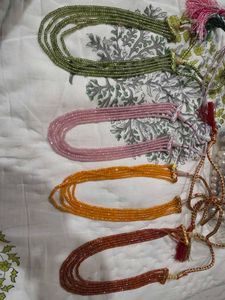 Combo Of Four Emerald Necklaces