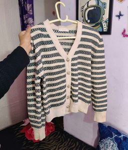 Striped Knit Cardigan 💖