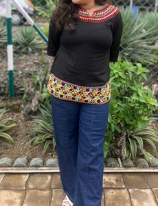 Black Work Short Kurta