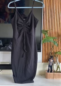 Black Bodycon Dress, Size - 34-36