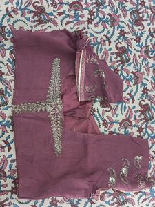 New Mirror And Squance Worked Saree
