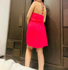 Pink Cute Back Dress