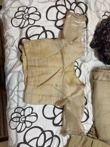 jimichu tissue saree with pearl border