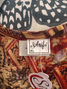 Vintage Patchwork Print Dress