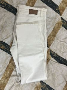 White Distressed Denim Jeans