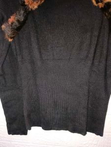 Fur Trim Sweater