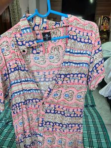 Patterned Short Sleeve Shirt