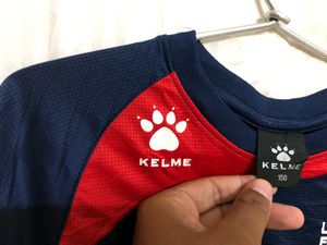 Kelme Blue Long Sleeve T Shirt