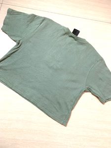 H&amp;M Women Crop Top With Threaded Flower