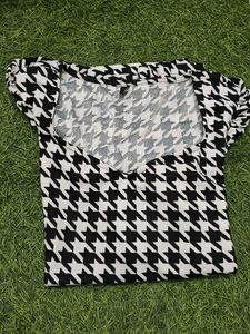 Black And White Top for Girl Printed