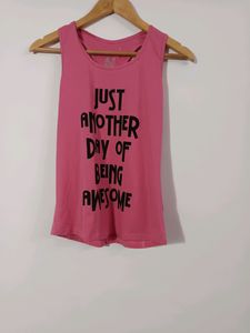 Gym Wear Tank Top For Girls
