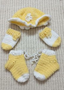 Cute Knitted Baby Set