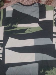 Abstract Print Tee