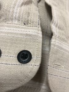 Zara Striped Button-Down Shirt Size Medium
