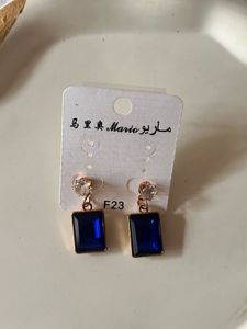 MARIO Blue Gemstone Earrings