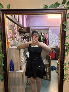 Black skater dress