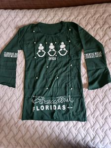 Girls Top dark Green