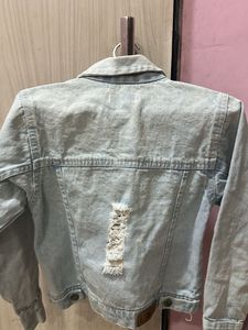Distressed Denim Jacket