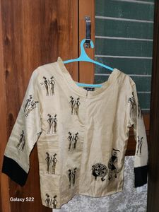 A Beautiful Dhoti Style Dress Co Ord Set