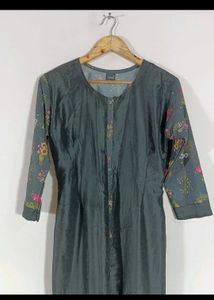 Floral Print Kurta with Dupatta
