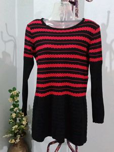 Red And Black Sweater