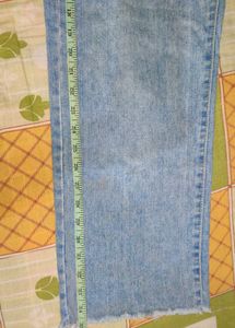 High Waist Straight Leg Jeans
