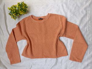 Zara Cropped Pullover 🧡