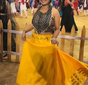 Embroidered Navratri Blouse/Top