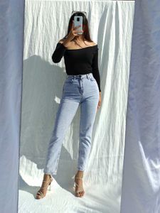 Trendyol Blue Mom Denim Jean