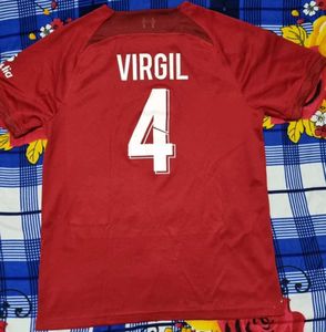 Liverpool 2022 Jersey Virgil Vandyk rare