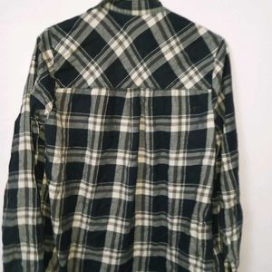 Black Chek Shirt Wimens